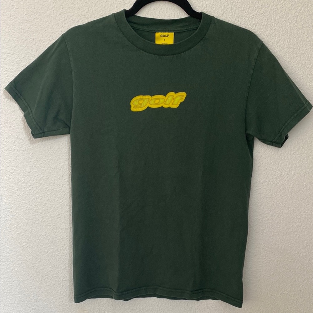 Golf Wang Green and Yellow Short Sleeve Tee